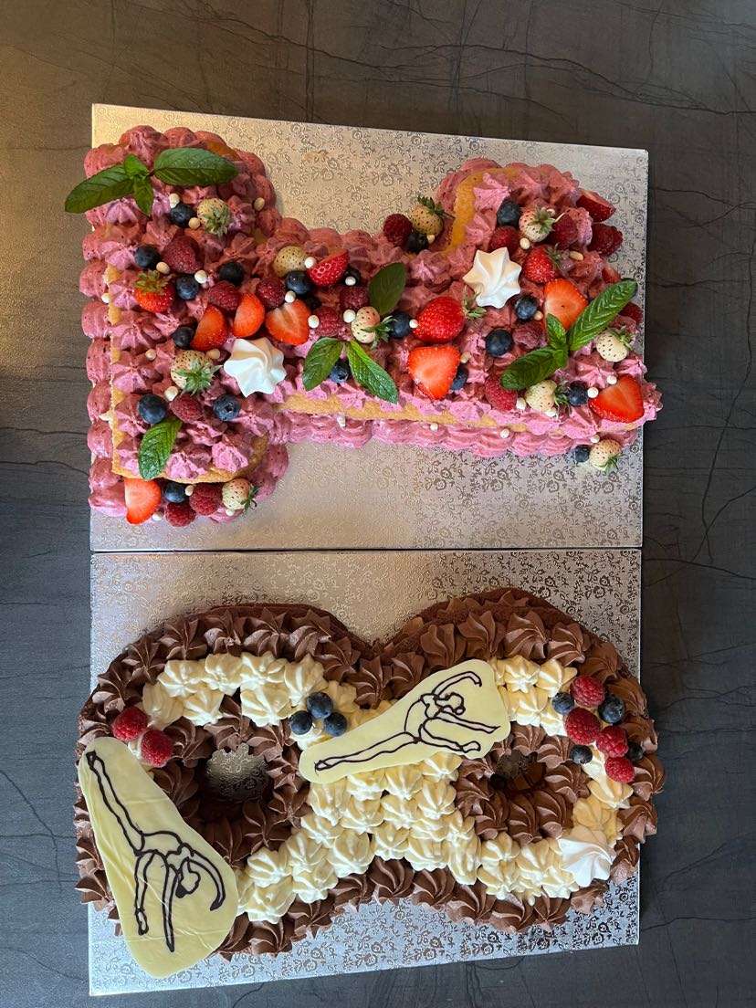 Number Cake Chocolat - Fruits Rouges