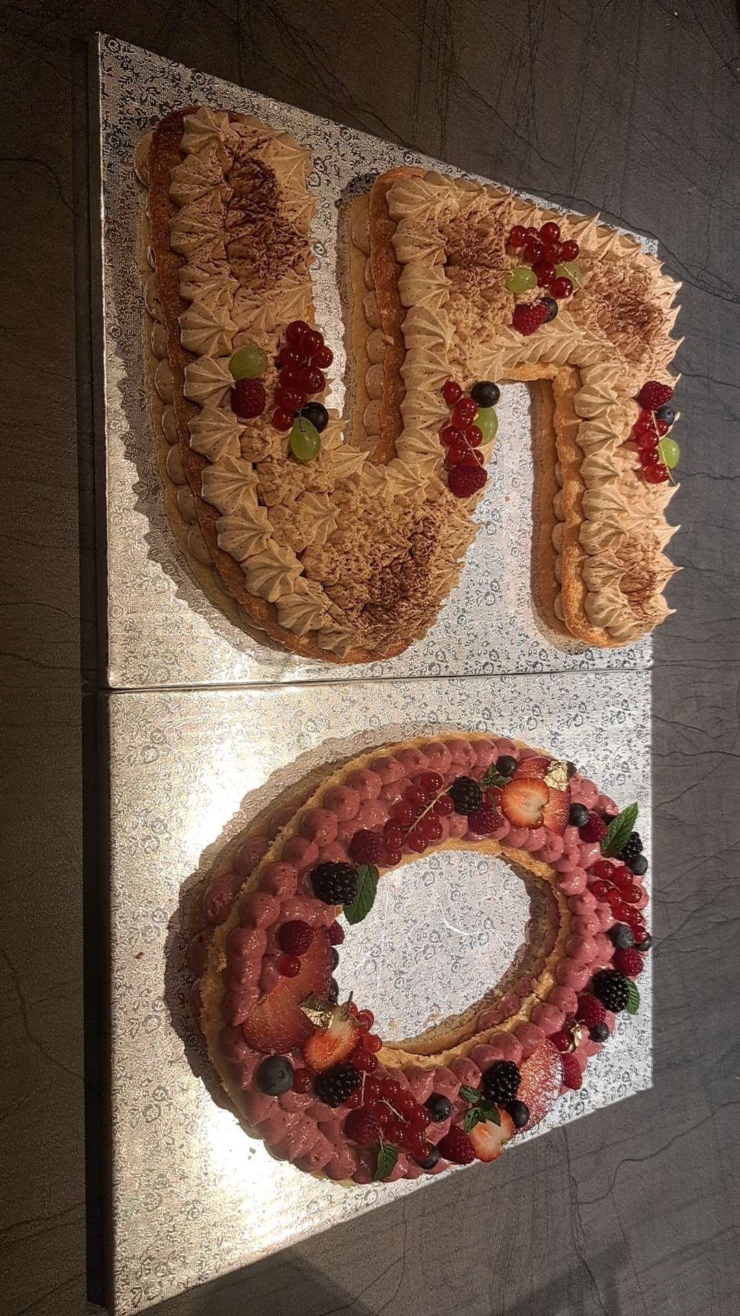 Number Cake Chocolat - Fruits Rouges